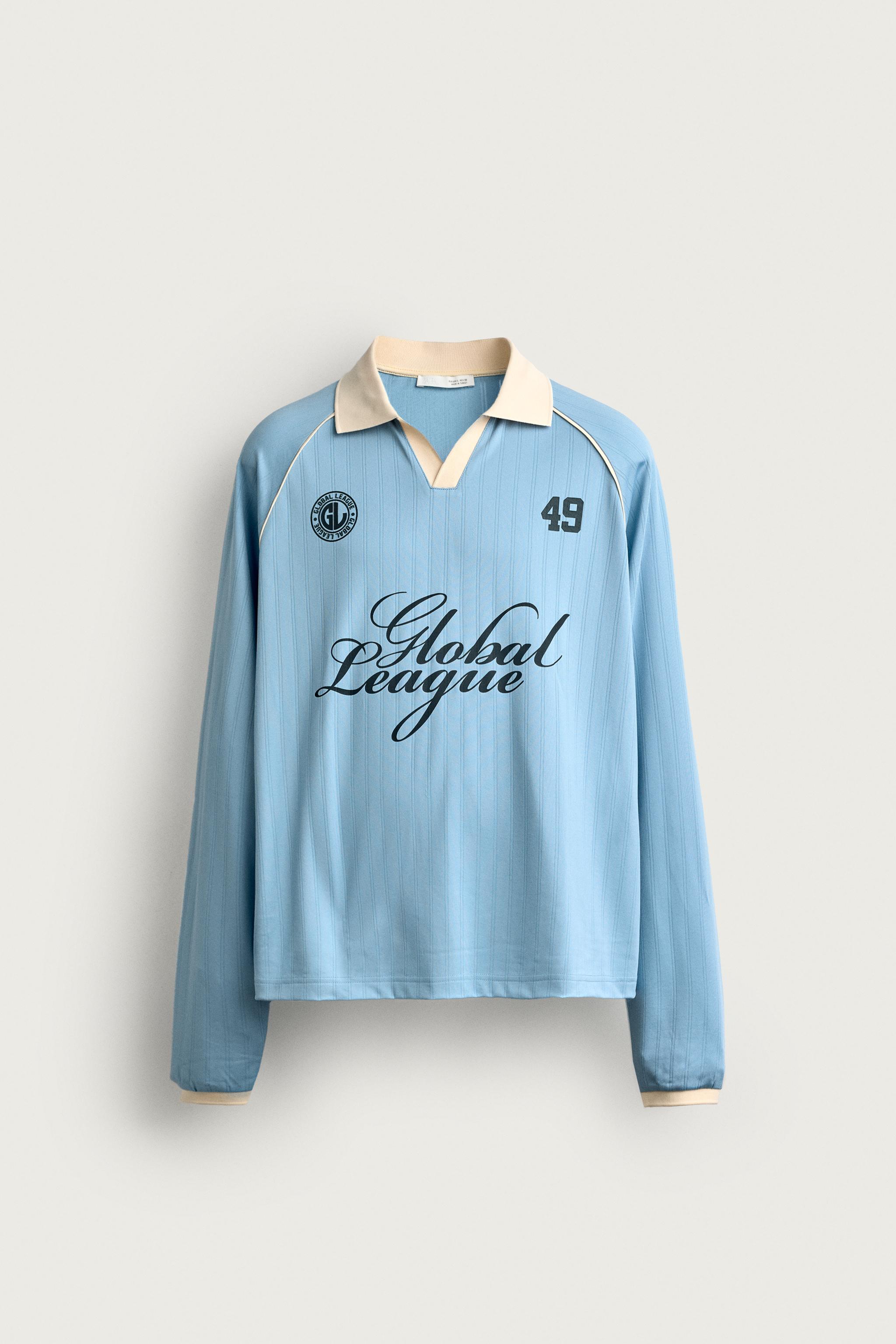 RELAXED FIT RETRO SOCCER TECHNICAL POLO